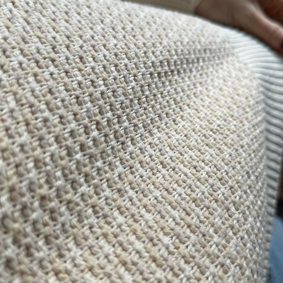 Cream Sweater with Embroidered Details - Picture 7 of 8